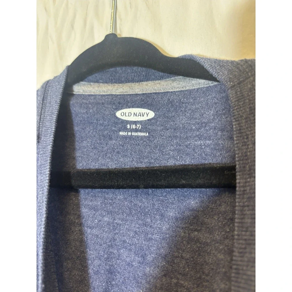 OLD NAVY boys SHIRT sz 4/5 long sleeve dark blue Basketball‎ W52